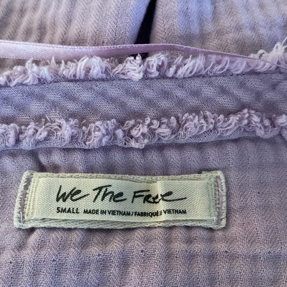 We the Free by Free People 100% cotton Palo Alto magical lavender top w/ pocket - Picture 9 of 12